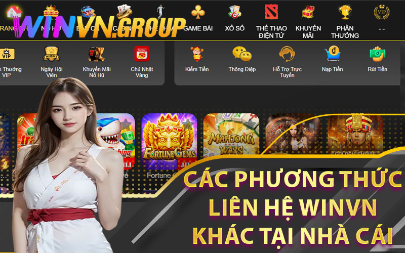 Các Phương Thức Liên Hệ Winvn Khác Tại Nhà Cái