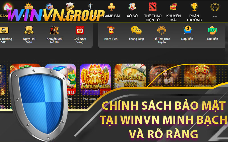 Chính Sách Bảo Mật Tại Winvn Minh Bạch và Rõ Ràng